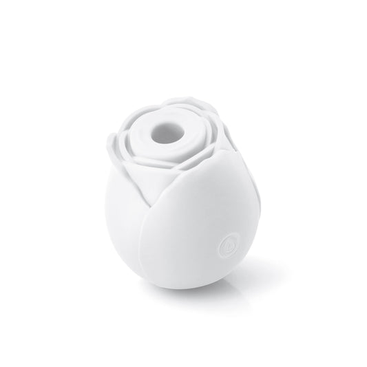 INYA The Rose Glow in the Dark White Suction Vibrator - NSN-0554-60 - Pleasure Palace