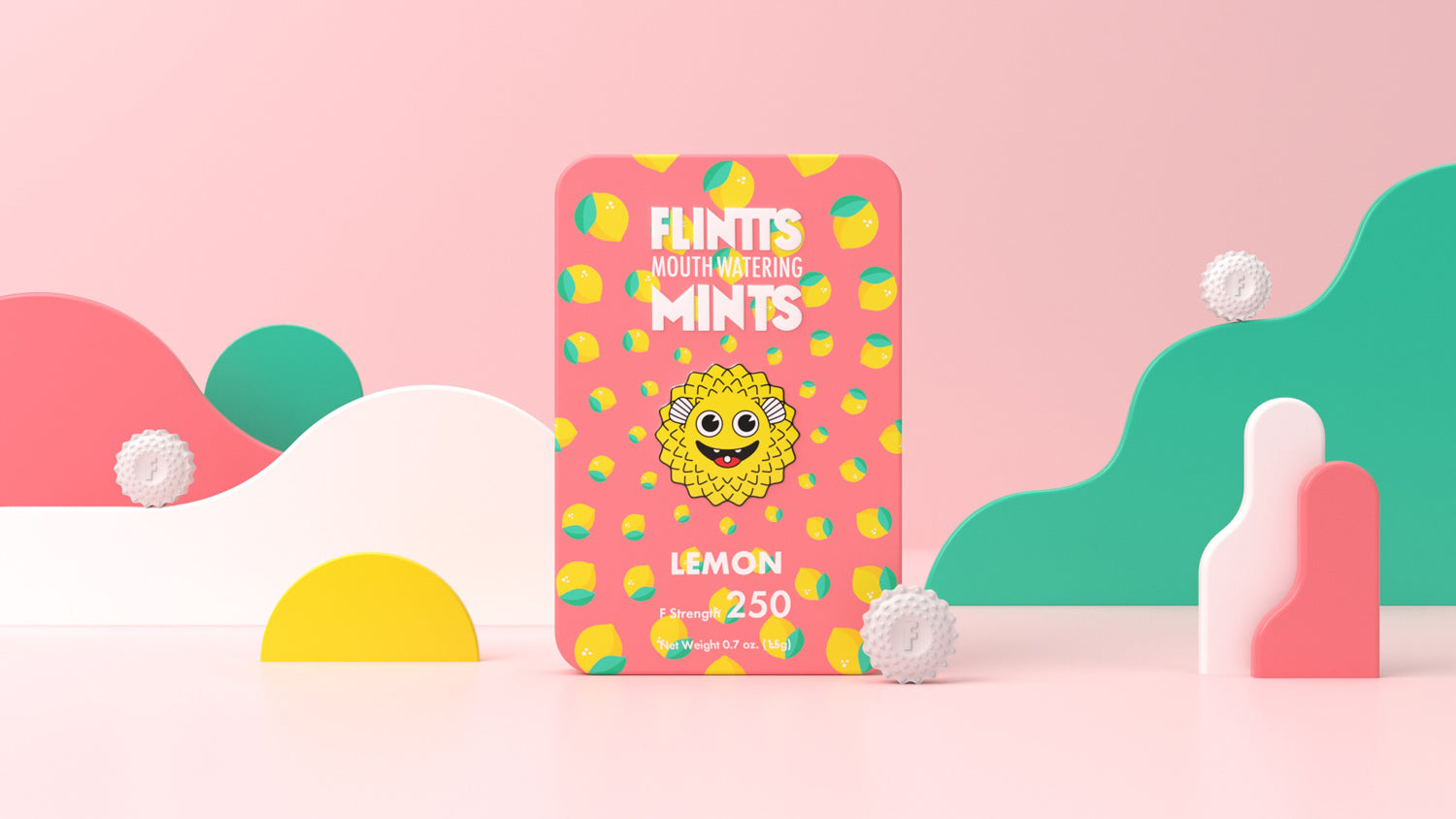 Flintts Mouth Watering Mints Lemon F-Strength 250 - Pleasure Palace