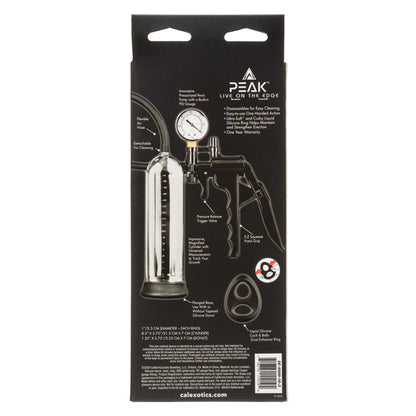 Peak Magnified Gauged Pump System - Black