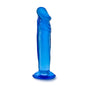 "B Yours - Sweet n' Small 6 Inch Dildo With Suction Cup - Blue BL-14622"