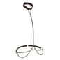 "Euphoria Collection Chain Halter/collar and Leash - Black SE3101003"