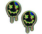 "Super Uv Trippy Face Neon Nipple Cover Pasties NN-NEO-TFA-BAD"