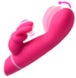 "Come Hither Silicone Rabbit Vibrator - Pink BNG-AH793"
