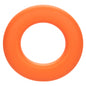 "Alpha Liquid Silicone Prolong Large Ring - Orange SE1491552"