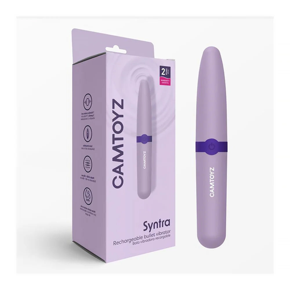 "Syntra Camtoyz Rechargeable Bullet Vibrator - Purple CT-JVB-1141S"