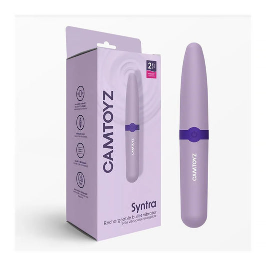 "Syntra Camtoyz Rechargeable Bullet Vibrator - Purple CT-JVB-1141S"