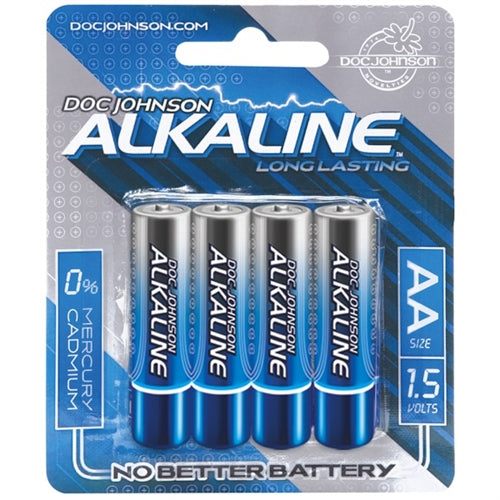 Doc Johnson AA Alkaline Batteries single AA battery close-up