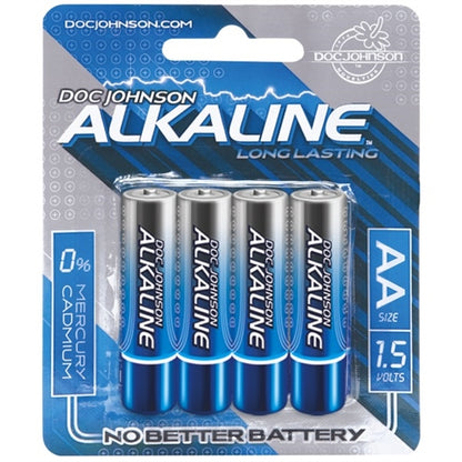Doc Johnson AA Alkaline Batteries single AA battery close-up