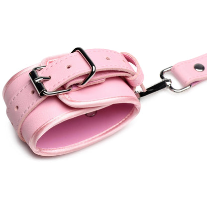Bondage Harness With Bows - Medium/large - Pink - Pleasure Palace