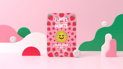Flintts Mouth Watering Mints Strawberry Magic F-Strength 225 - Pleasure Palace