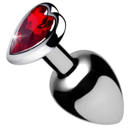 "Red Heart Gem Anal Plug - Small BTYS-AF633-SMALL"