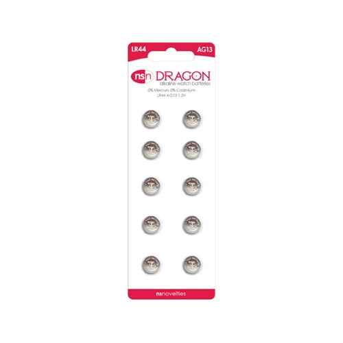 Dragon AG13 LR44 Batteries – 10 Pack - Pleasure Palace