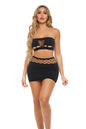 "Net Worth 2pc Bandeau Set - One Size - Black PKL-23117BLKOS"