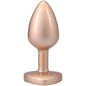 "Booty Bling Metal Heart Plug - Medium - Gold DJ7017-19-BX"