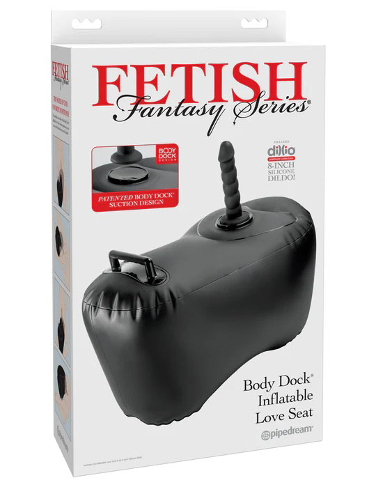 Fetish Fantasy Series Body Dock Inflatable Love Ball - Black