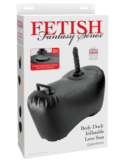 Fetish Fantasy Series Body Dock Inflatable Love Ball - Black