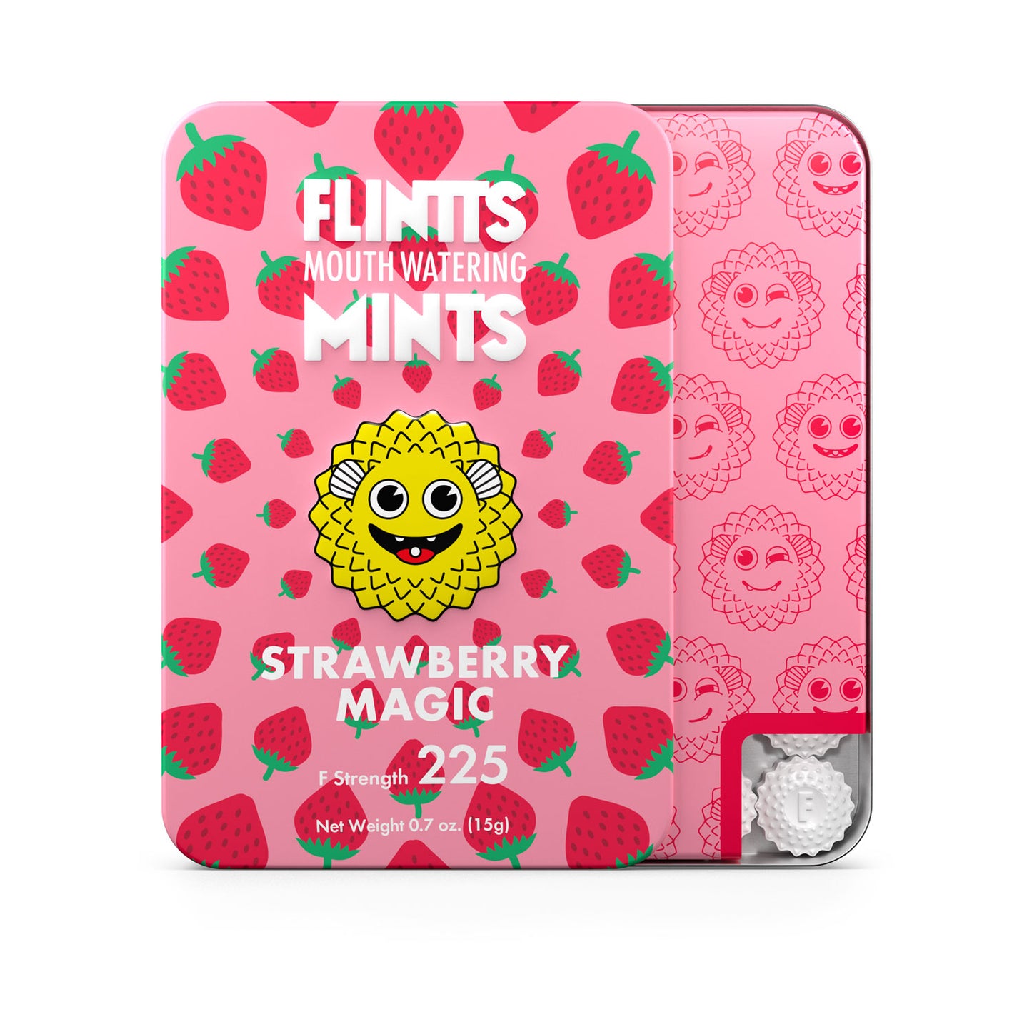 Flintts Mouth Watering Mints Strawberry Magic F-Strength 225 - Pleasure Palace