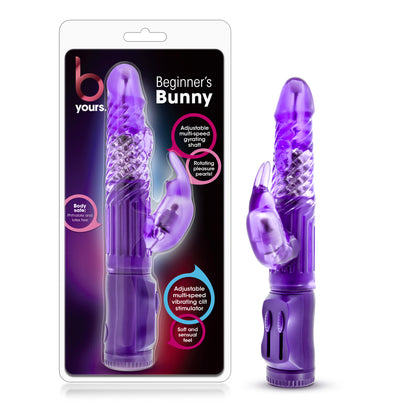 B Yours Beginner Bunny Rabbit Vibrator – Purple - Pleasure Palace
