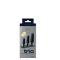 "Trio Non-Vibrating Butt Plug Set - Blue VI-A0108"