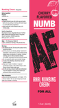 "Numb Af - Anal Desensitizer Gel - Cherry - 1.5 Fl Oz LG-BT610"