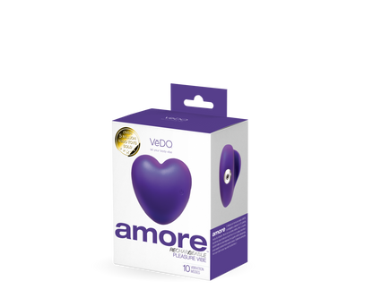 Amore Rechargeable Pleasure Vibe Purple - VI-H0118 - Pleasure Palace