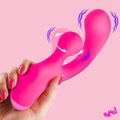 Gyro Rabbit Silicone Vibrator - Pink - PleasurePalace