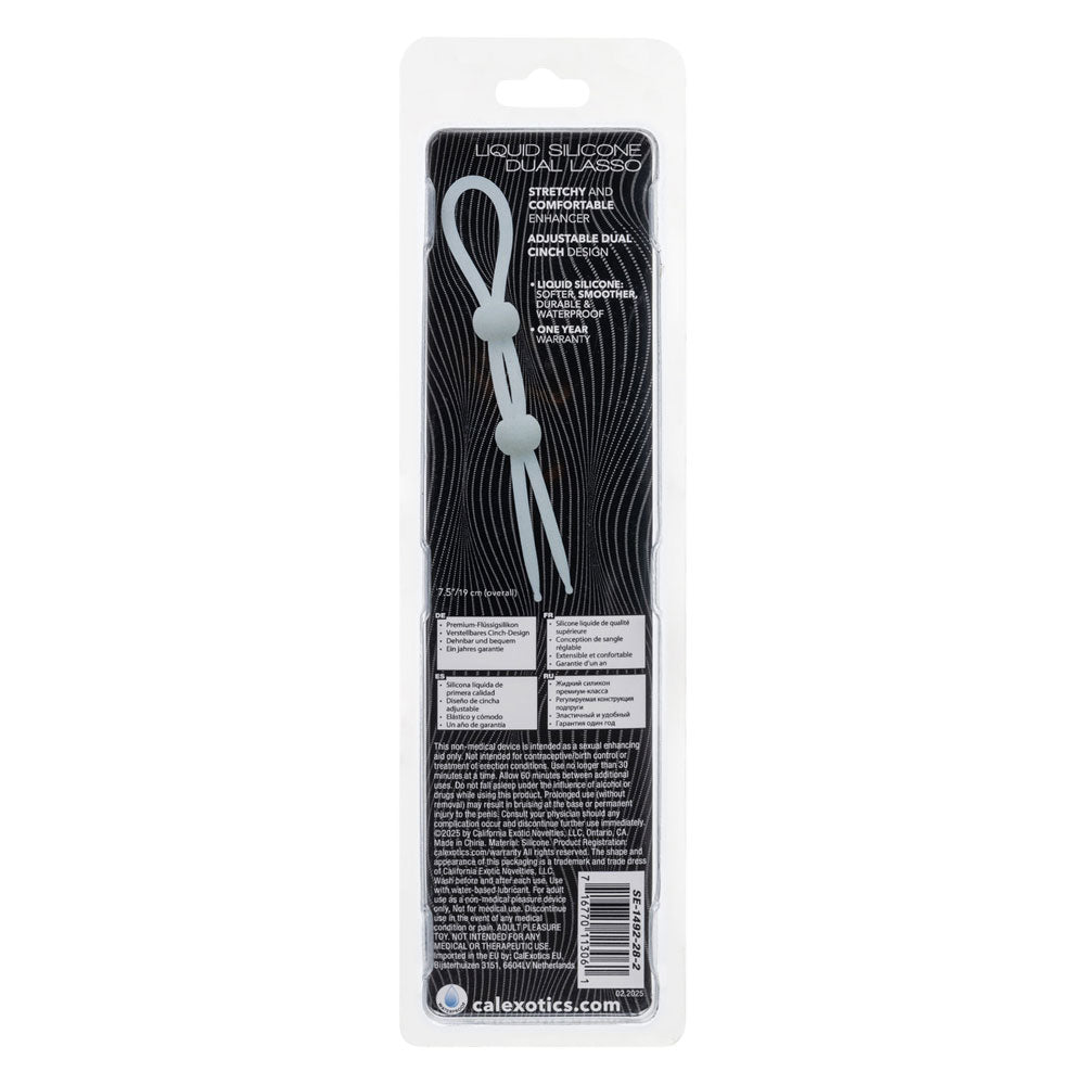 Alpha Liquid Silicone Dual Lasso - Natural