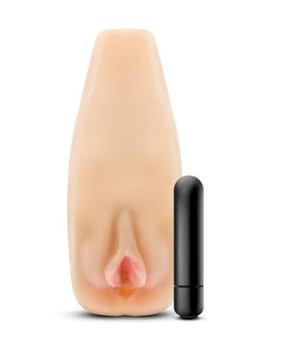 Enlust Sabrina Male Masturbator With Bullet Vibrator - Beige