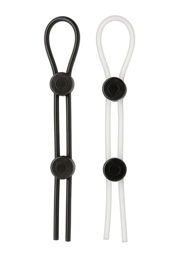 "Cloud 9 Pro Sensual XL Cock Ring 2-Pack - Black/white WTC85224"