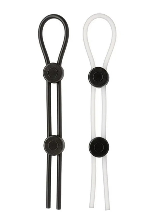 "Cloud 9 Pro Sensual XL Cock Ring 2-Pack - Black/white WTC85224"
