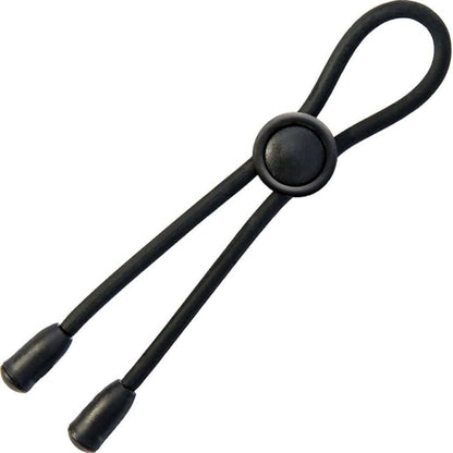 "Mack Tuff Adjustable Silicone Cock Tie - Black NW2525-2"