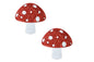 "Almost Emoji Sparkly Red Shroom Nipple Cover Pasties NN-CM-SHR-NS"