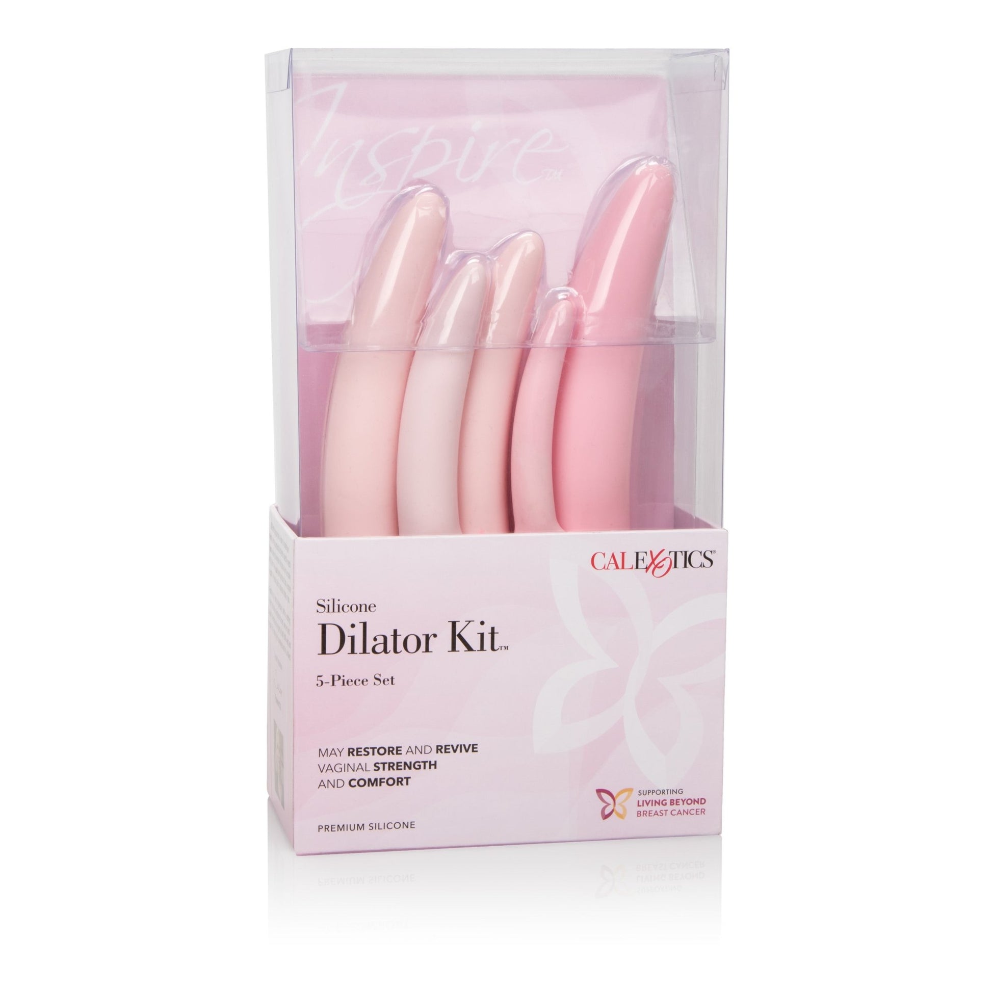 CalExotics Inspire Silicone Dilator Kit - 5 Piece Set - Pleasure Palace