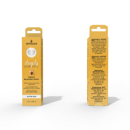 Deeply Love You Throat Relaxing Spray - Butter Rum - 1 Fl. Oz.
