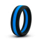"Performance - Silicone Go Pro Cock Ring - Black/blue/black BL-91102"