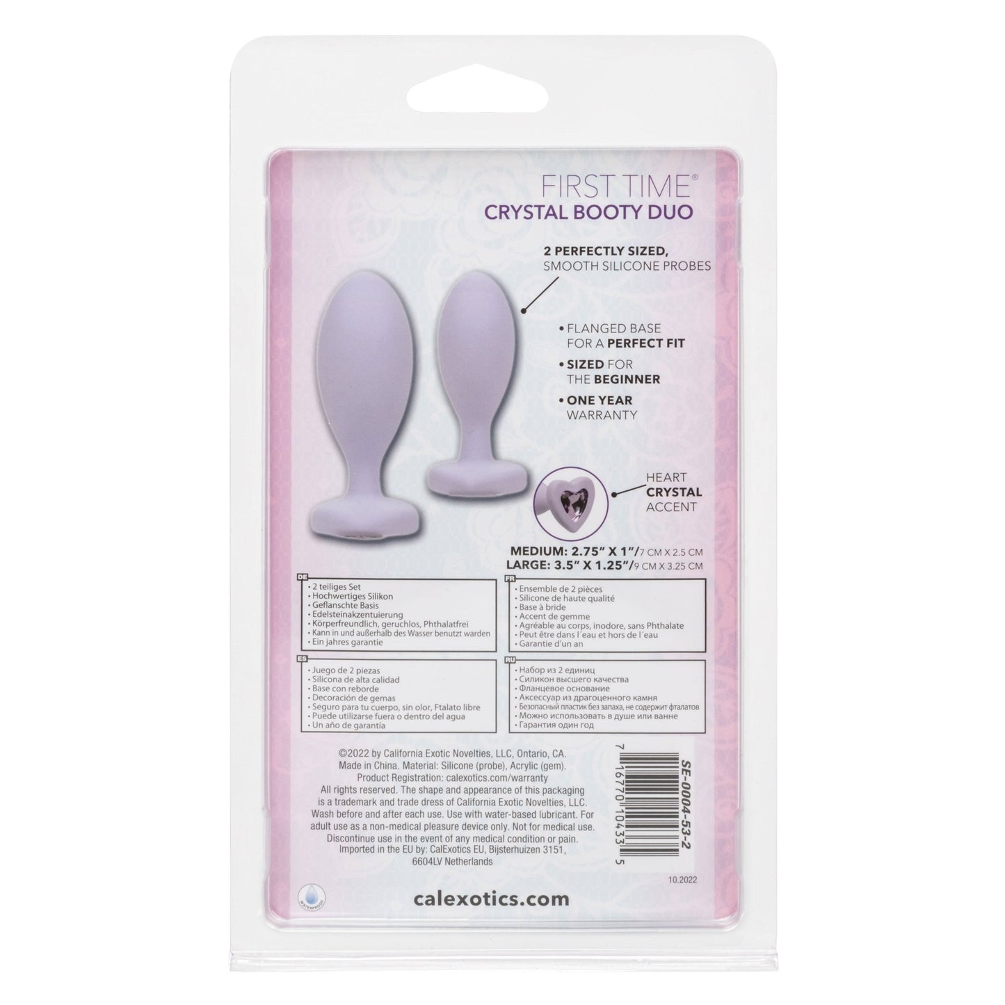 Love Crystal Booty Duo - Purple - Pleasure Palace