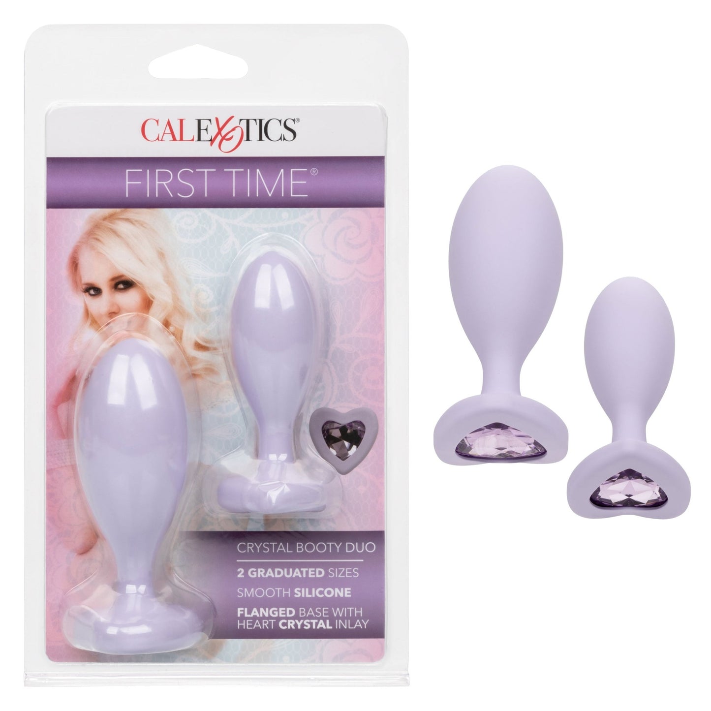 Love Crystal Booty Duo - Purple - Pleasure Palace