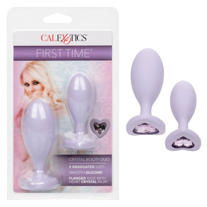 Love Crystal Booty Duo - Purple - Pleasure Palace