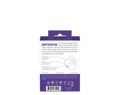 Amore Rechargeable Pleasure Vibe Purple - VI-H0118 - Pleasure Palace