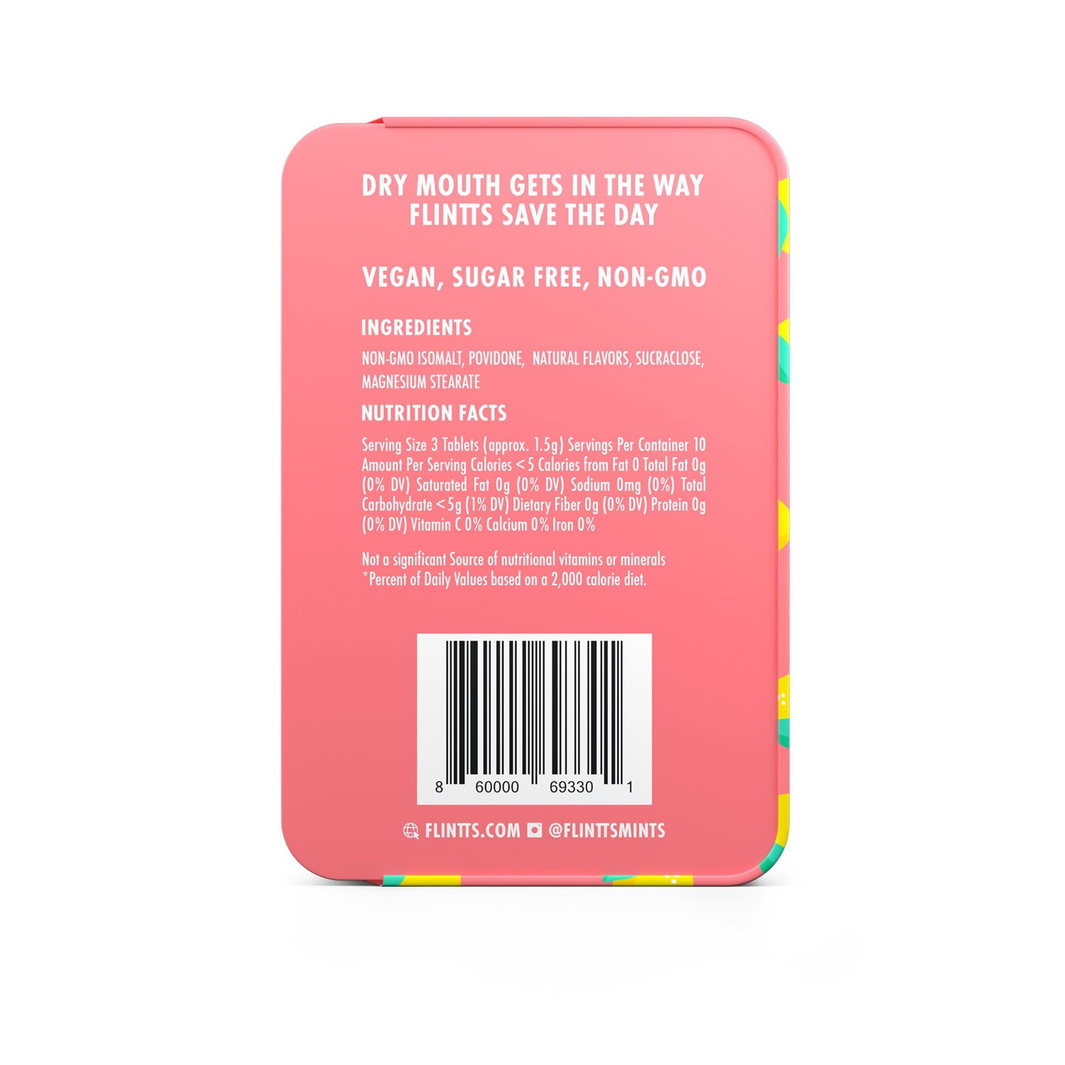 Flintts Mouth Watering Mints Lemon F-Strength 250 - Pleasure Palace