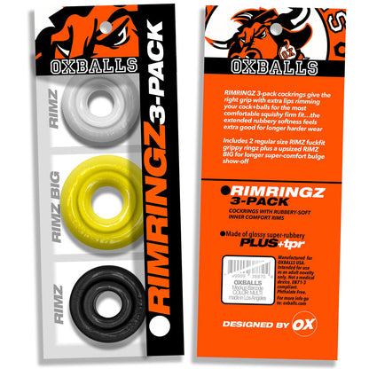 RimringzMulti Size 3 Pack- Shockwave