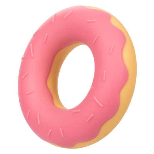 Naughty Bits Dickin Donuts Silicone Donut Cock Ring - Pink - Pleasure Palace