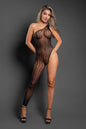 "Killin It Asymmetrical Footless Bodystocking - Os - Black FL-SF1019-OS-B"