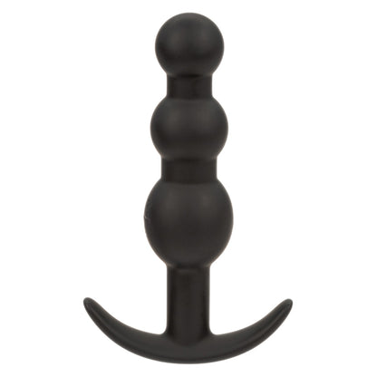 "Boundless Vibrating Beaded Plug - Black SE2700532"