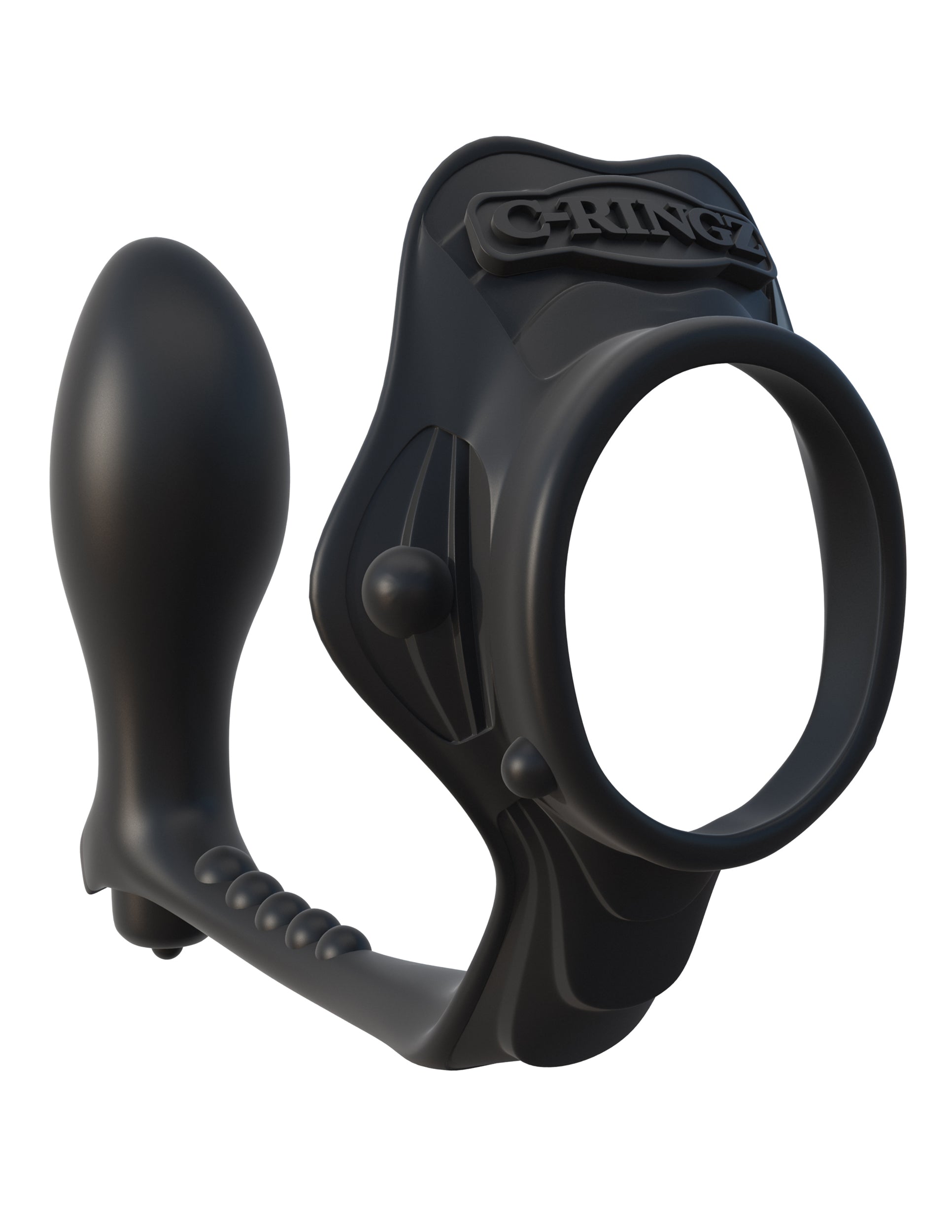 "Fantasy C-Ringz Rock Hard Ass Gasm - Black PD5909-23"