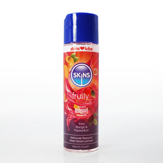 "Skins Mango and Passion Fruit Water Based Lubricant 4.4oz CC-SKLUBMP4"