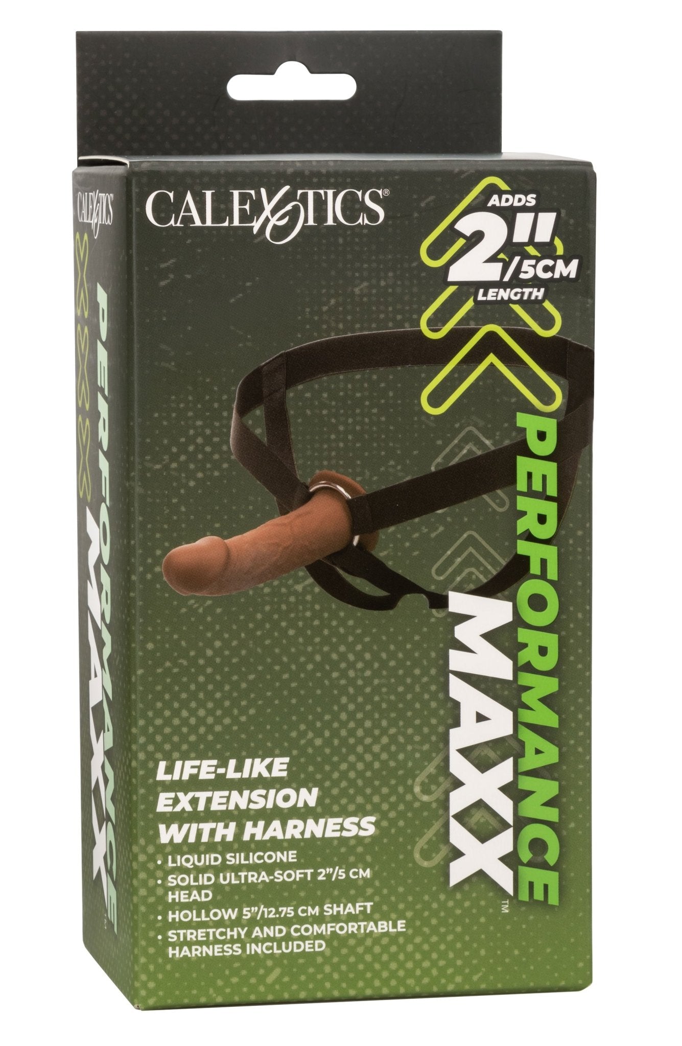 Performance Maxx Life-Like Extension With Harness - Brown - Pleasure Palace
