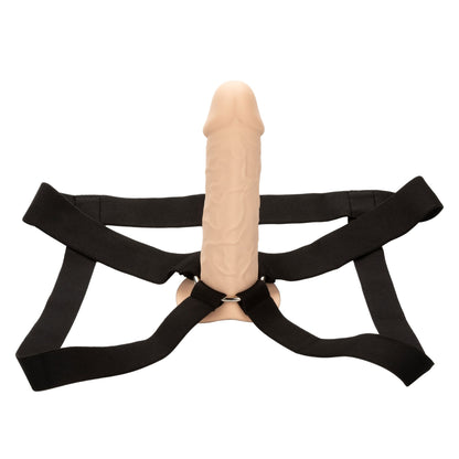 Performance Maxx Life-Like Extension With Harness - Ivory - Pleasure Palace