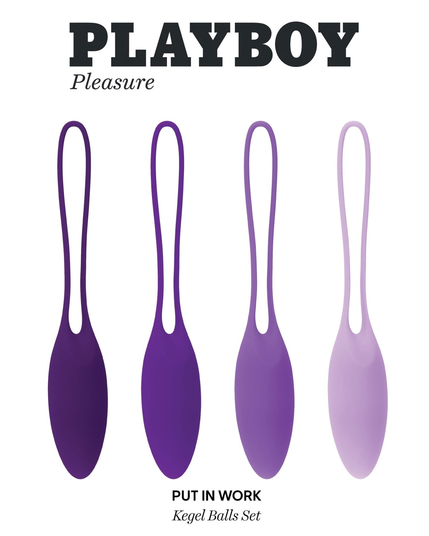 Playboy Pleasure - Put in Work - Kegel Balls Set - Acai Ombre - Pleasure Palace