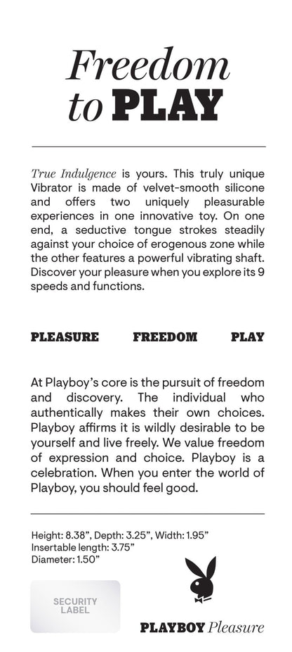 Playboy Pleasure - True Indulgence - Vibrator - Deep Teal - Pleasure Palace